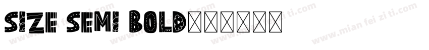 Size Semi Bold字体转换